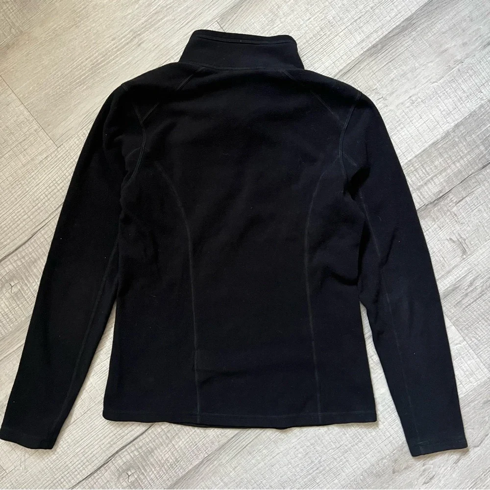 THE NORTH FACE Fleece Quarter Zip Jacket Sweater Size XS Black